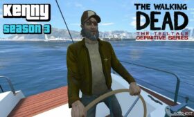 GTA 5 Player Mod: Kenny (TWD: Season 3) Add-On PED (Featured)