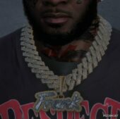 GTA 5 Player Mod: Custom Frank Chain for Franklin (Image #4)