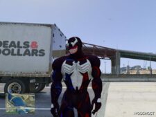 GTA 5 Player Mod: Venom from Spider-Man The Animated Series (Add-On PED) V1.1 (Image #2)