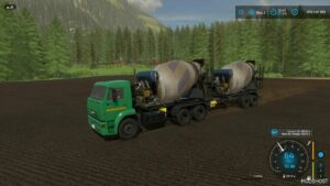 FS22 Kamaz Truck Mod: Concrete Mixer + Trailer V2.0 (Image #3)