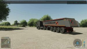 FS22 Mod: Schwarz Mueller ALU 4 Axles Tipper Trailer V1.0.0.1 (Image #2)