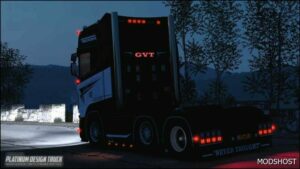 ETS2 Scania Truck Mod: 580S + GVT Transport Trailer V3.0 (Image #2)