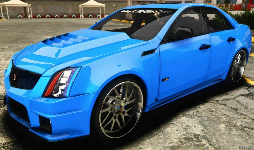 GTA 5 Cadillac Cts-V on Forgiatos Custom Slideshow mod