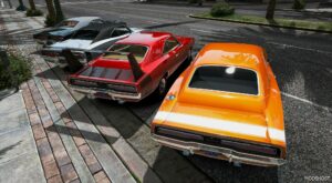 GTA 5 Dodge Vehicle Mod: 1969 Dodge Charger Pack (Featured)