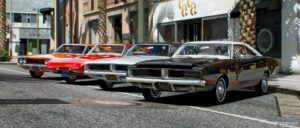 GTA 5 Dodge Vehicle Mod: 1969 Dodge Charger Pack (Image #2)