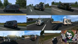 ETS2 AI Traffic Vehicle Skins Pack V.0.2 BY Joker mod