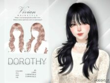 Sims 4 Female Mod: Dorothy Hairstyle (Featured)