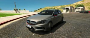 GTA 5 Mercedes-Benz Vehicle Mod: Mercedes A45 AMG Edit Unlocked (Featured)