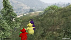 GTA 5 Player Mod: Teletubbies (Add-On Peds) (Image #4)