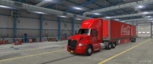 ATS Mod: Coca Cola Skin for LT DAY CAB and SCS Trailer 53 1.49 (Image #3)