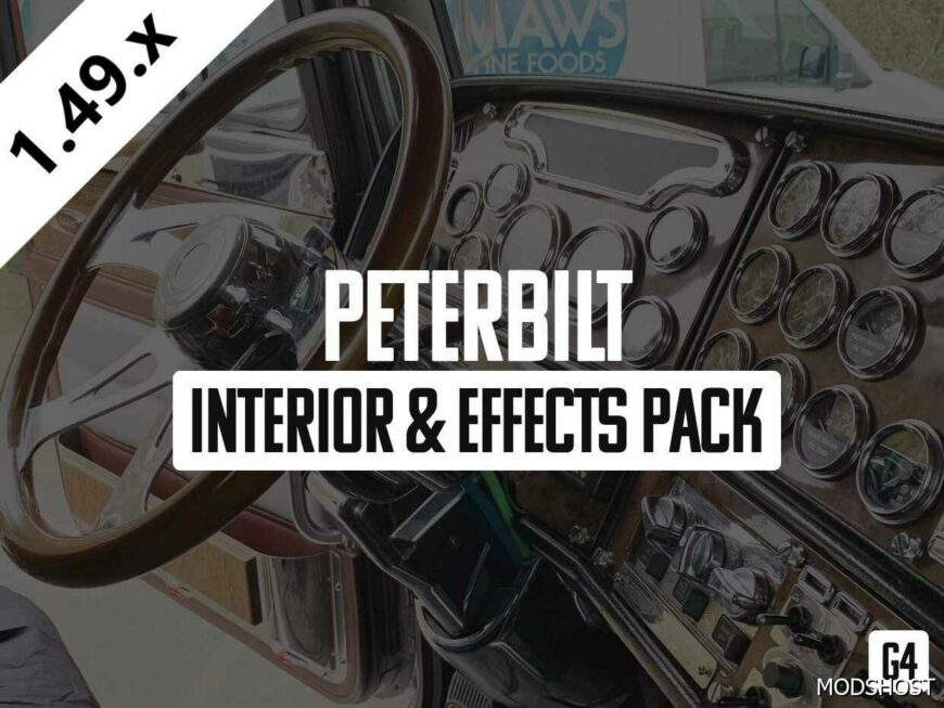 ATS Peterbilt Interior & Effect Sound Pack V1.3 1.49 mod