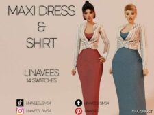 Sims 4 Jade – Dress & Shirt mod