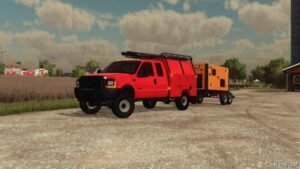 FS22 Car Mod: Lifted Early 2000’s F-350 XL Service Truck Release (Image #4)