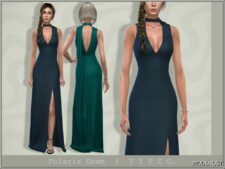 Sims 4 Polaris Gown. mod
