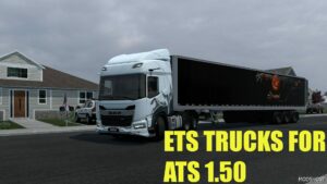 ATS ETS2 Trucks for 1.50 mod