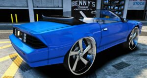 GTA 5 Chevrolet Vehicle Mod: 1990 Chevrolet Camaro ZL1 Convertible Donk (Image #2)