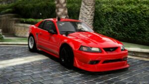 GTA 5 Ford Vehicle Mod: 2001 Ford Mustang SVT Cobra Drag (Featured)