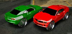 GTA 5 Chevrolet Vehicle Mod: 2013 Chevrolet Camaro SS Donk (Image #2)