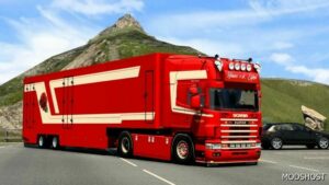 ETS2 Truck Mod: Scania 164L Flower Shuttle Combo 1.50