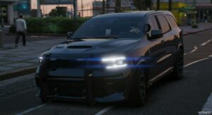 GTA 5 Dodge Vehicle Mod: 2023 Dodge Durango SRT Unmarked (Image #2)