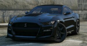 GTA 5 Ford Vehicle Mod: 2020 Ford Mustang GT500 Unmarked (Featured)