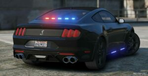 GTA 5 Ford Vehicle Mod: 2020 Ford Mustang GT500 Unmarked (Image #4)