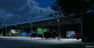 FS22 LAC Implement Sheds Pack mod