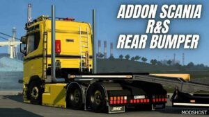 ETS2 Part Mod: Addon Scania R/S Rear Bumper + Accessories 1.50