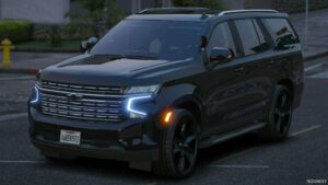 GTA 5 Chevrolet Vehicle Mod: 2023 Chevrolet Tahoe Unmarked (Featured)