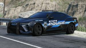 GTA 5 Chevrolet Vehicle Mod: 2024 Chevrolet Camaro ZL1 State Police (Featured)