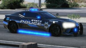 GTA 5 Chevrolet Vehicle Mod: 2024 Chevrolet Camaro ZL1 State Police (Image #3)