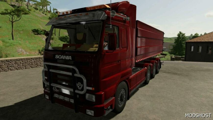 FS22 Scania 143M Hooklift mod