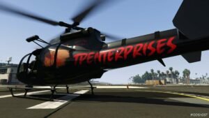 GTA 5 Enhanced Frogger2 Livery and Adding Lighted Rotors Addon|Replace V1.0.1 mod