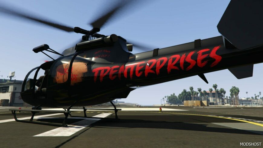 GTA 5 Enhanced Frogger2 Livery and Adding Lighted Rotors Addon|Replace V1.0.1 mod