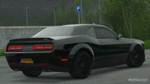 ETS2 Dodge Car Mod: Challenger SRT Hellcat Widebody 2018 V1.7 1.50 (Image #3)