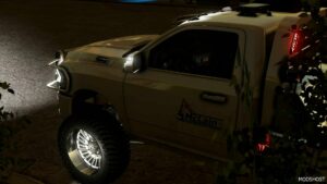 FS22 RAM Car Mod: 2019 RAM 3500 Flatbed V3.0 (Image #5)