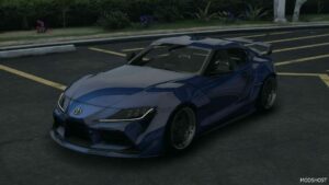 GTA 5 Toyota Vehicle Mod: 2020 Toyota Supra A90 Streethunter (Image #4)