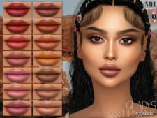 Sims 4 Gladys Lipstick N199 mod
