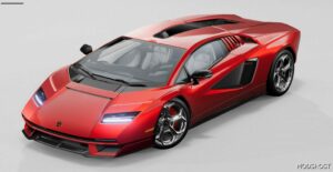 BeamNG Lamborghini Car Mod: Countach 2022 0.32 (Featured)