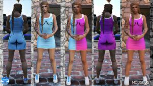 GTA 5 Player Mod: Female Dress (Image #2)