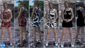 GTA 5 Player Mod: Female Dress (Image #3)