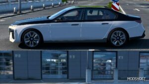 ETS2 BMW Car Mod: 2024 BMW I7 M70 1.50 (Image #2)