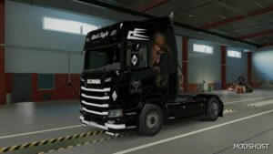 ETS2 Scania Mod: R NG Black Eagle Airbrush Skin (Featured)