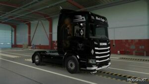ETS2 Scania Mod: R NG Black Eagle Airbrush Skin (Image #2)