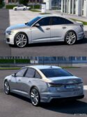 ETS2 Audi Car Mod: 2020 Audi A6 1.50 (Image #2)