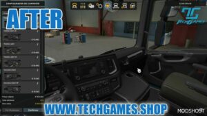 ETS2 Scania Truck Mod: NTG by Eugene Update Made by Rafael Alves/Techgames.shop (Image #2)