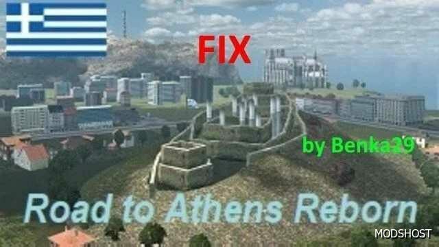 ETS2 Road to Athens Reborn FIX V1.1.1 mod