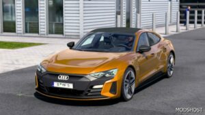ETS2 Audi Car Mod: 2022 Audi E-Tron GT RS V2.3 1.50 (Featured)