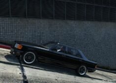 GTA 5 Mercedes-Benz Vehicle Mod: 560SEL 6.0 AMG (W126) ’90 (Image #3)