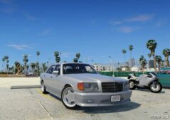 GTA 5 Mercedes-Benz Vehicle Mod: 560SEL 6.0 AMG (W126) ’90 (Image #4)